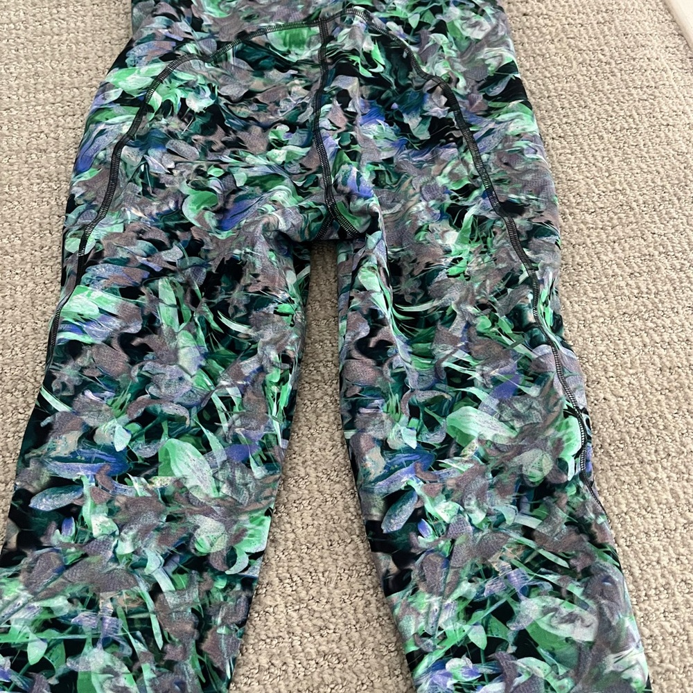 Lululemon Athletica Multicolor Floral Leggings